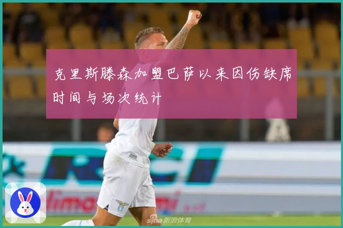 克里斯滕森加盟巴萨以来因伤缺席时间与场次统计